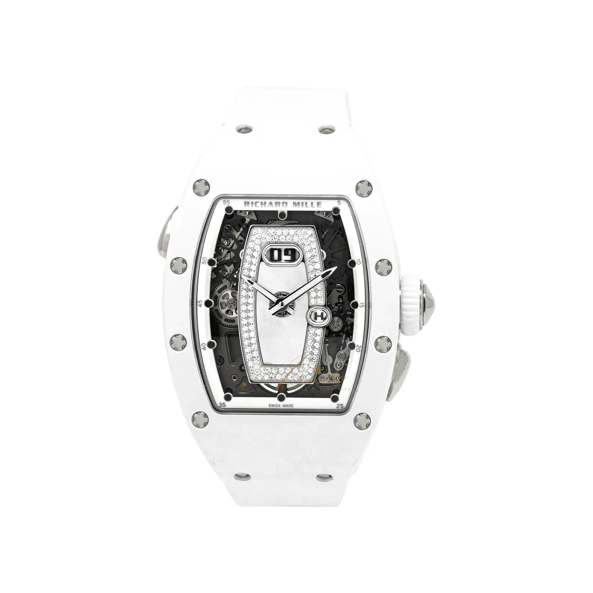 RICHARD MILLE | RM037 White Ceramic Pearl - Aristo Watch